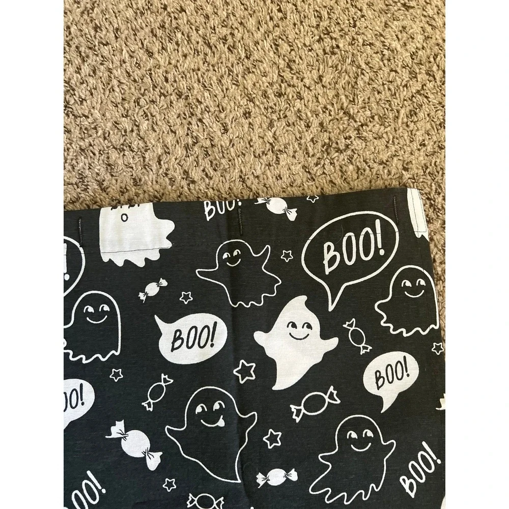 Black‎ Ghost and Boo shower curtain 72x72